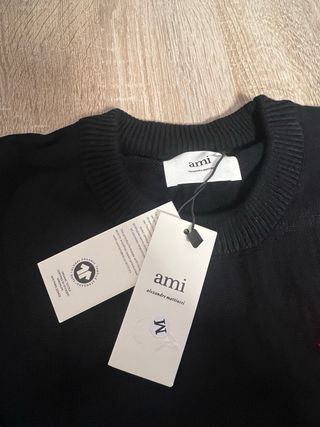 Jersey Ami Paris Hombre Negro