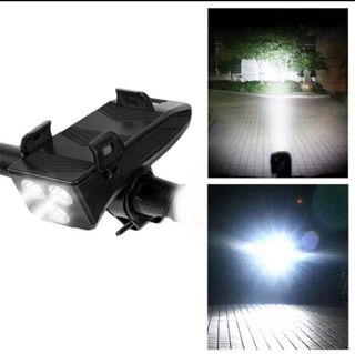 Soporte Móvil Bici + Luz LED + Power Bank