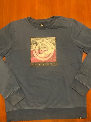 Sudadera Element Azul y Multicolor