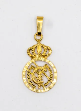 Colgante Escudo Real Madrid Oro 18k