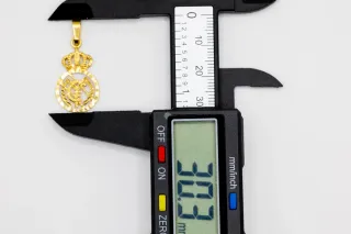 Colgante Escudo Real Madrid Oro 18k