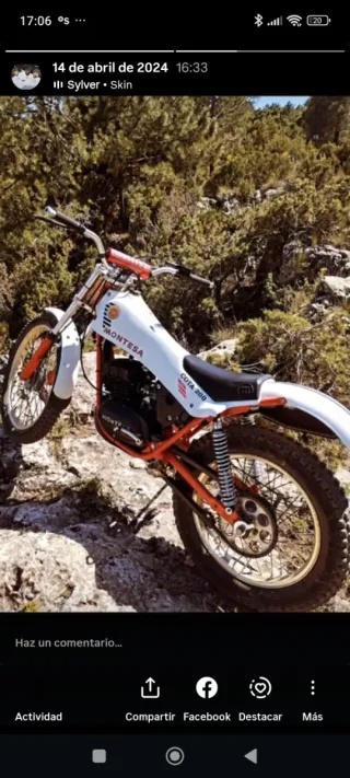 Montesa cota 200, moto clasica ,Restaurada