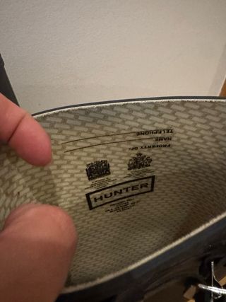 Botas de agua Hunter azul marino