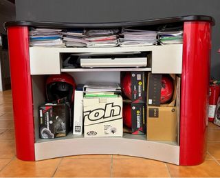 Mostrador DJ / Barra Bar Rojo