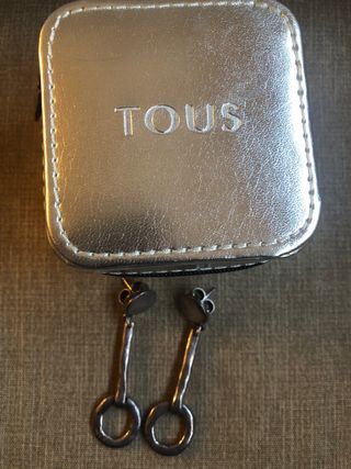 Pendientes largos Tous plata