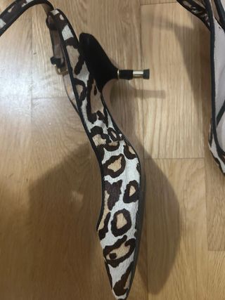 Zapatos Zara Talla 37 Animal Print