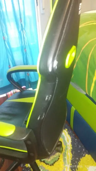 Silla Gaming Negra y Verde