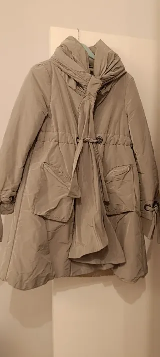 Abrigo beige señora