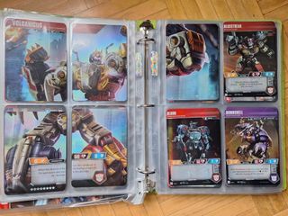 Lote cartas Transformers CCG TCG muy completo