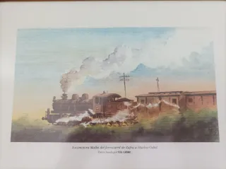 Cuadros de trenes antiguos