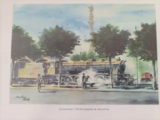 Cuadros de trenes antiguos