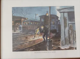 Cuadros de trenes antiguos