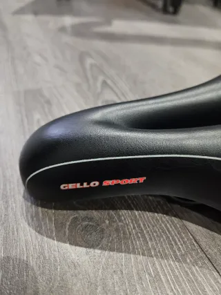 Sillín Bici Gel Comfort Antiprostático