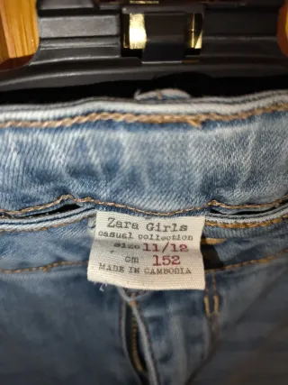 Vaquero niña Zara Talla 11/12 152cm