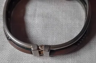 Braccialetto vintage metallo a molla