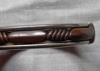 Braccialetto vintage metallo a molla