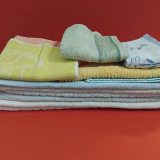 Lote Toallas Mano y Bidet Algodón