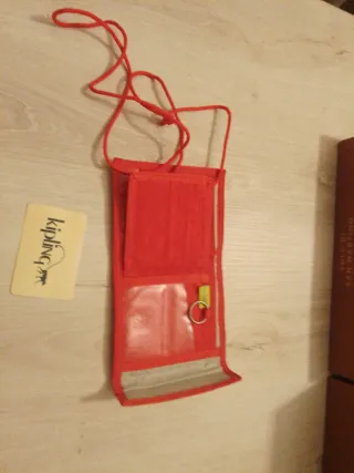 Portafoglio in tessuto con stampa