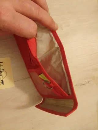 Portafoglio in tessuto con stampa