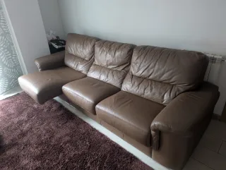 Sofá de piel de alta calidad Pedro Ortiz