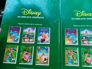 Lote de dos cuentos de Disney,