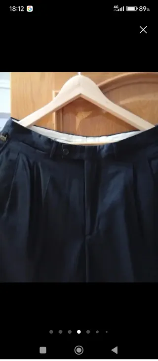 Pantalón de vestir Lacoste Negro Talla L