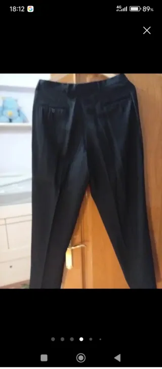 Pantalón de vestir Lacoste Negro Talla L