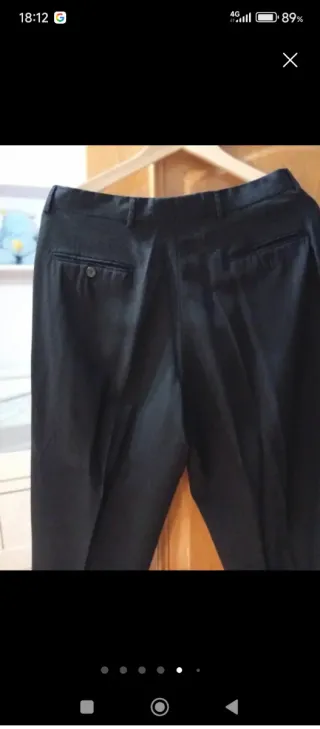 Pantalón de vestir Lacoste Negro Talla L