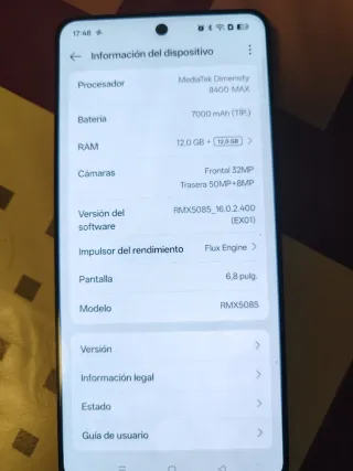 realme GT 7T 512GB Negro
