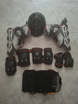 Patines Talla 37-38 + Set Protección