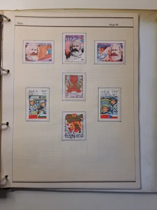 Sellos Colección Postales LAO 1983