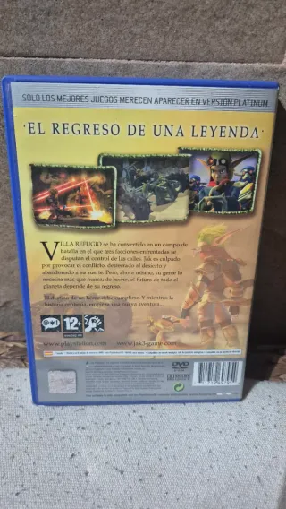 Caja y manual Jak 3 PS2