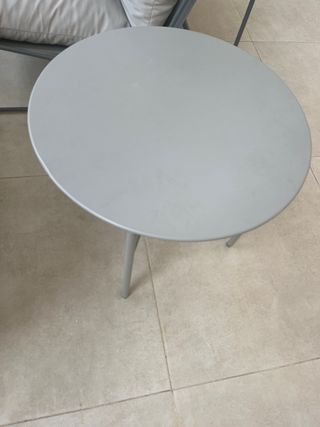 Conjunto Muebles Exterior Metal y Tela