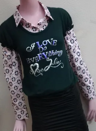 Camicetta e gilet donna 3euro