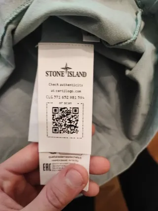 Camiseta Stone Island Gris Talla XL