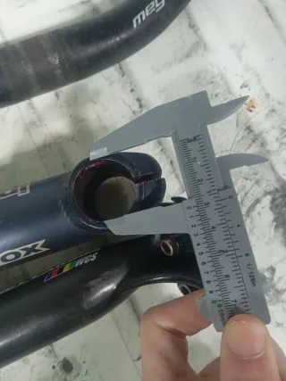 Manillar 65cm.  potencia intox  tija Ritchey 41cm