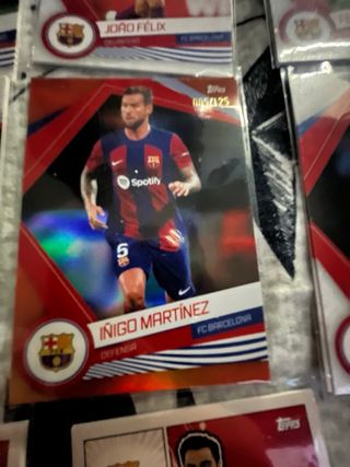 Colección cromos fútbol FC Barcelona