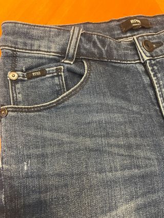 Vaqueros niño/a azul: 10 años. 138 cm