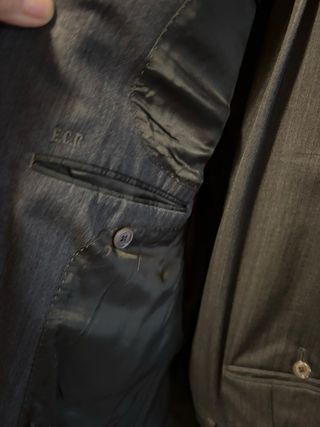 Americana Massimo Dutti Gris Hombre