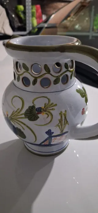 Boccale in ceramica decorato Bevi se puoi