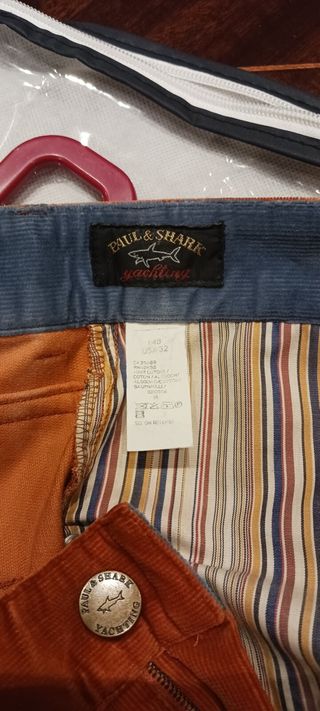 PANTALÓN PAUL & SHARK, COLOR CORAL.