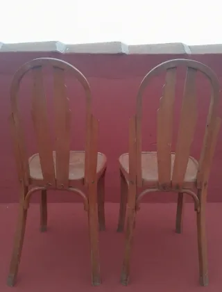 2 Vecchie Sedie Thonet Anni '60 in Legno