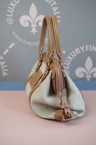 Louis Vuitton Sac De Nuit Borsa Beige/Marrone