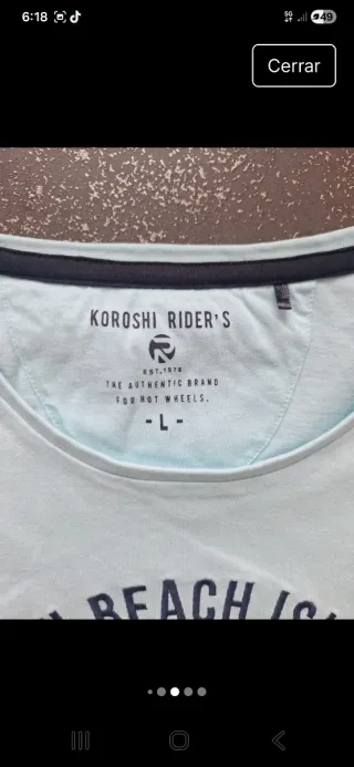 Camiseta Hombre North Beach Island