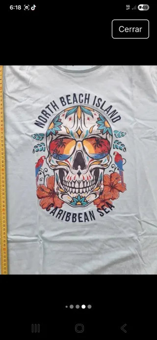 Camiseta Hombre North Beach Island