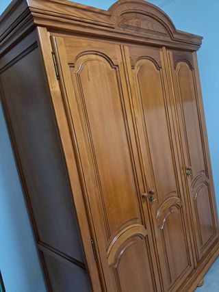 Conjunto dormitorio de provenzal madera