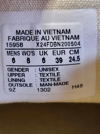 Zapatillas Converse Azul y Blanco Talla 38