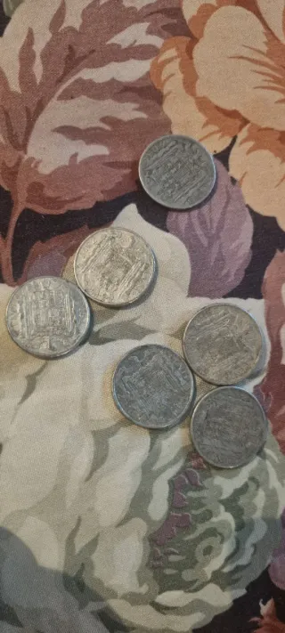 Monedas 10 céntimos 1941-1945 y 1953