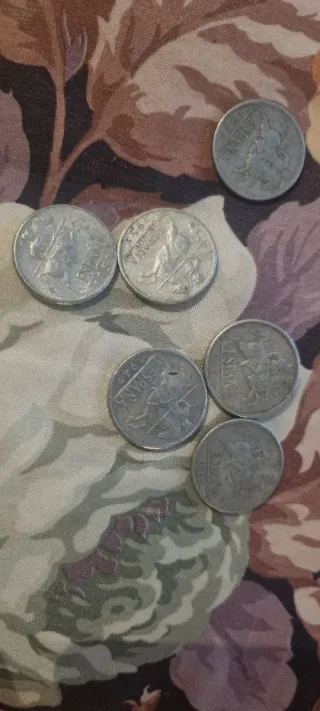 Monedas 10 céntimos 1941-1945 y 1953