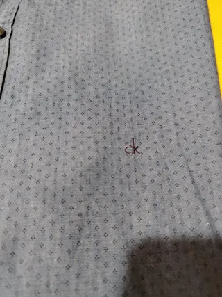 Camicia Calvin Klein Uomo Slim Fit Blu